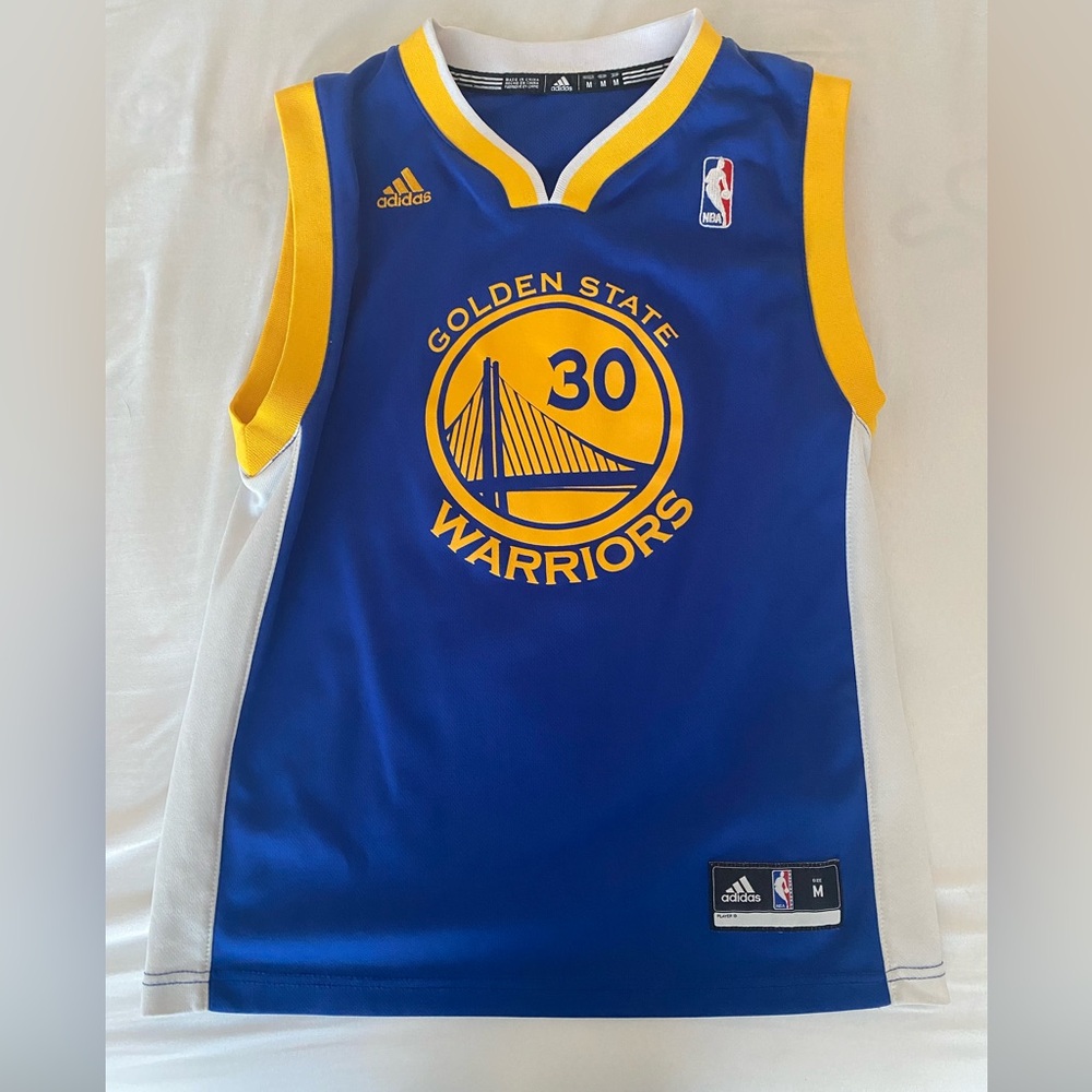 Warriors Jersey - Women’s medium (fits like XS, snug fit)